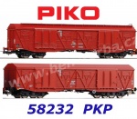 58232 Piko Set of 2 Box Cars Type 401Ka Gags (KKyt) of the  PKP