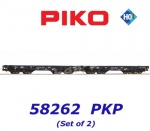 58262 Piko Set of 2 flat cars Type 401Z of the PKP