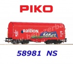 58981 Piko Sliding tarpaulin wagon Railion of the NS