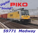 59771 Piko Elektrická lokomotiva řady 186, Medway - Zvuk
