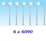 60906 Viessmann Sada 6 ks pouličních lamp - LED