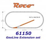 61150 Roco Rozšiřující kolejový set geoLine Track set A1