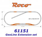 61151 Roco Rozšiřující kolejový set geoLine Track set B1