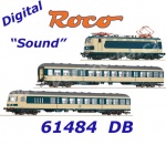61484 Roco 3 piece train set: "Karlsruher Zug", of the DB - Sound