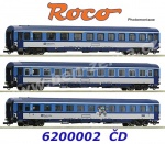 6200002 Roco  Set of 3 Passenger Cars Eurofima of the CD