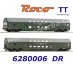 6280006 Roco TT  Set 2 osobních dvoupatrových vozů DR - Set č.1