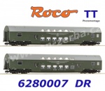 6280007 Roco TT  Set 2 osobních dvoupatrových vozů řady, DR - Set č. 2