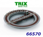 66570 TRIX MiniTRIXN  Turntable with 8 Spoke Tracks, N