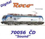 70056 Roco Elektrická lokomotiva 193 696-2, ČD - Zvuk