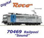 70469 Roco Elektrická lokomotiva 155 138, Railpool - Zvuk