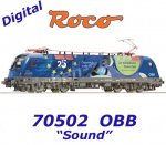 70502 Roco Elektrická lokomotiva řady 1116 "25 let Rakouska v EU", OBB - Zvuk