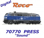 70770 Roco Diesel locomotive class 218, PRESS - Sound
