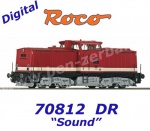 70812 Roco Dieselová lokomotiva řady 114, DR - Zvuk
