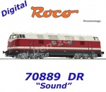 70889 Roco Diesel locomotive 118 652-7 of the DR - Sound