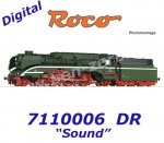 7110006 Roco Vysokorychlostní parní lokomotiva  18 201, DR - Zvuk