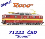 71222 Roco Elektrická lokomotiva řady 372, ČSD - zvuk