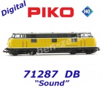 71287 Piko  Diesel Locomotive 221 152-2, "Netz Instandsetzung" of the DB - Sound