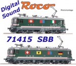 71415 Roco Set of 2 Electric locomotives Re10/10  double traction, SBB - Sound