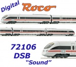 72106 Roco  Diesel multiple unit class 605 IC, DSB - Sound