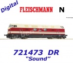 721473 Fleischmann N Dieselová  lokomotiva  řady V 180, DR - Zvuk