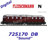 725170 Fleischmann N Dvojitá dieselová  lokomotiva 288 002-9, DB - Zvuk