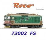 73002 Roco Diesel locomotive D.343 2015 of the FS