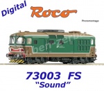 73003 Roco Diesel locomotive D.343 2015 of the FS - Sound
