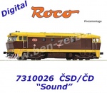 7310026 Roco Dieselová lokomotiva 752 068, ČSD/ČD - Zvuk