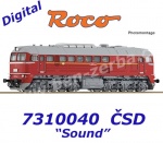 7310040 Roco Dieselová lokomotiva T 679.1, ČSD - Zvuk