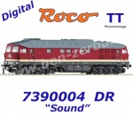 7390004 Roco TT Dieselová lokomotiva 132 146, DR - Zvuk