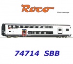 74714 Roco 1st class double deck coach, with baggage compartment", of the SBB