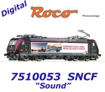 7510053 RocoElektrická lokomotiva 185 552, MRCE, pronajatá SNCF - Zvuk