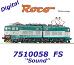 7510058 Roco Elektrická lokomotiva E.656.009, FS - Zvuk