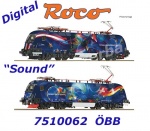 7510062 Roco Elektrická lokomotiva řady Rh 1116 "Fußball vereint Europa“ OBB - Zvuk