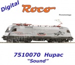 7510070 Roco  Elektrická lokomotiva  ES 64 U2-100, Hupac - Zvuk
