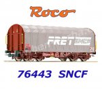 76443 Roco Sliding Tarpaulin Car Type Rils "FRET" of the SNCF
