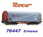 76447 Roco  Nákladní vůz se shrnovací plachtou řady Shimms, ERMEWA