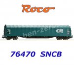 76470 Roco Sliding Tarpaulin Wagon, SNCB