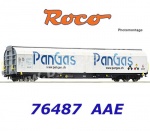 76487 Roco  Sliding-wall wagon type Habbillns "PanGas" of the AAE