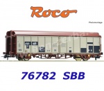 76782 Roco Sliding wall wagon type Hbbillns of the SBB