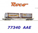 77340 Roco Container wagon type Sgnss  of the AAE