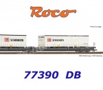 77390 Roco Dvojitý nákladní vůz řady type Sdggmrs 738/T3000e s polotrailery DB Schenker