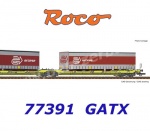 77391 Roco Dvojitý nákladní vůz řady type Sdggmrs 738/T3000e s polotrailery , GATX