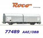 77489 Roco Sliding wall wagon type Hbbillns of the AAE