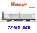 77495 Roco Sliding-wall wagon, type Hbbillns, " Transwaggon", SBB Cargo