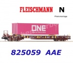 825059 Fleischmann N Pocket wagon,with container f"ONE" of the AAE