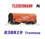 838819 Fleischmann N Nákladní vůz se shrnovací plachtou řady Shimmns  "Tramesa"