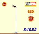 84032 Brawa Rectangular Head Light, Pin Socket, LED, H0