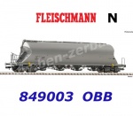 849003 Fleischmann N Dust silo wagon type Uacs-x of the OBB