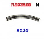 9120 Fleischmann N Oblouková kolej R1:192mm, 45°
